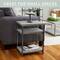 Household Essentials Jamestown 2-Shelf End Table